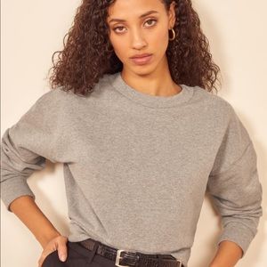 Reformation Heather Hunter Sweatshirt - Size L